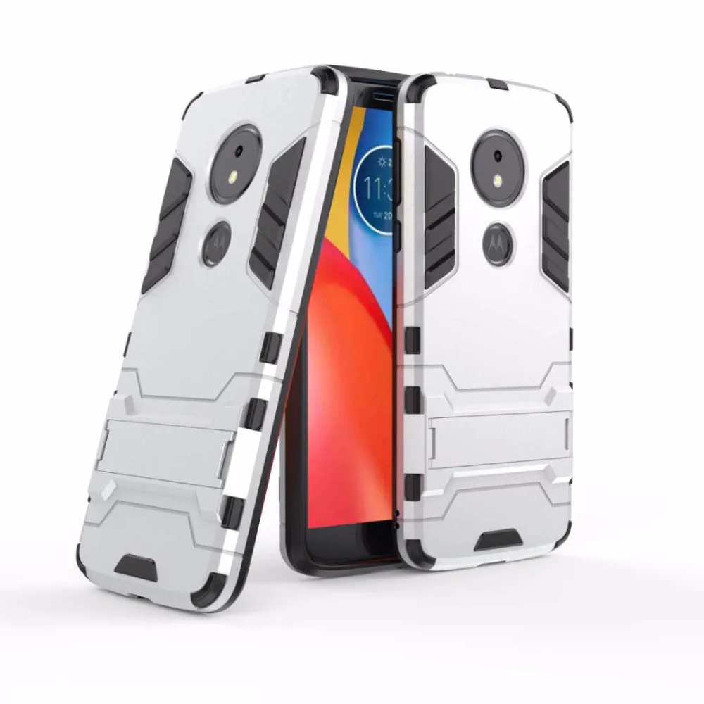 

For Motorola E5 Plus G6 Z2 Play G6 G5S G5 Plus X4 Armor Case Shockproof Hybrid Hard stand Back Cover For Motorola G6 Case Cover