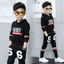 

3-12 y children boy clothing set boutique suit for boys tracksuit spring autumn teen kids sets long sleeve hoodies sport pants