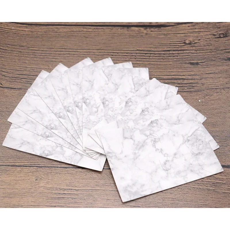 

100PCS Colorful 7x10cm Paper Cute Stud Necklace Jewelry Card Can Customize logo Jewelry Display Packing Card Necklace Display