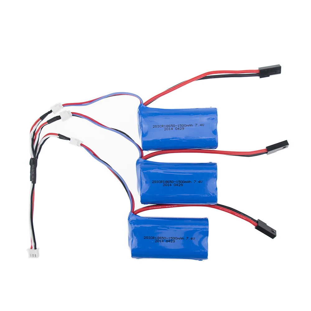 18650 литий ионные аккумуляторы 7 4 V 1500mah 2s батарея 2 или 3 шт и зарядное устройство