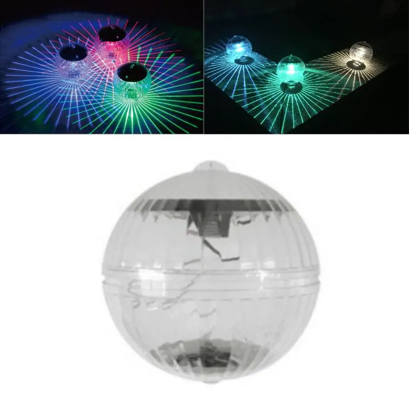 Solar Color Changing LED Floating Ball Lights Swiming Pool Pond Outdoor Garden