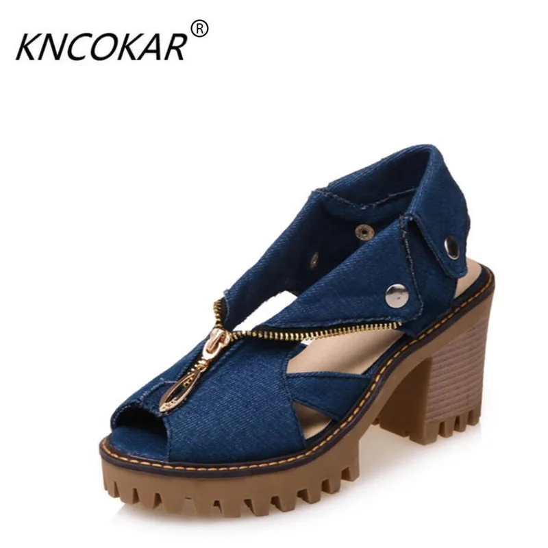 denim summer shoes