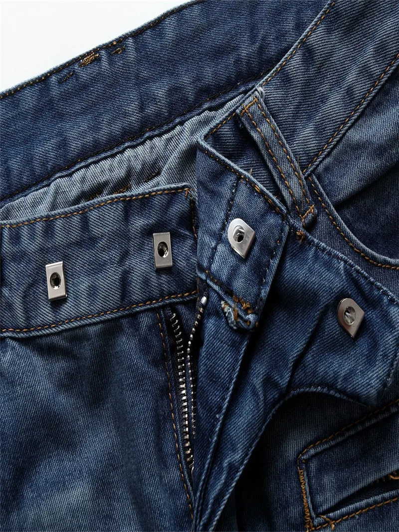 Модные для мужчин джинсы для женщин уличная ретро джинсовые штаны хип хоп мужской повседневное плюс размеры мотобрюки
