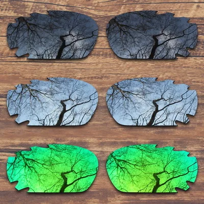 ToughAsNails Замена поляризованных линз для Oakley десять солнцезащитные очки с отверстиями-несколько вариантов - Цвет линз: Black.Silver.Green