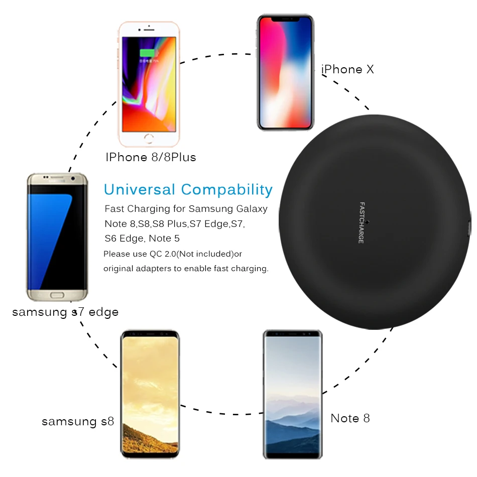 wireless charger iphone 7.5w 7
