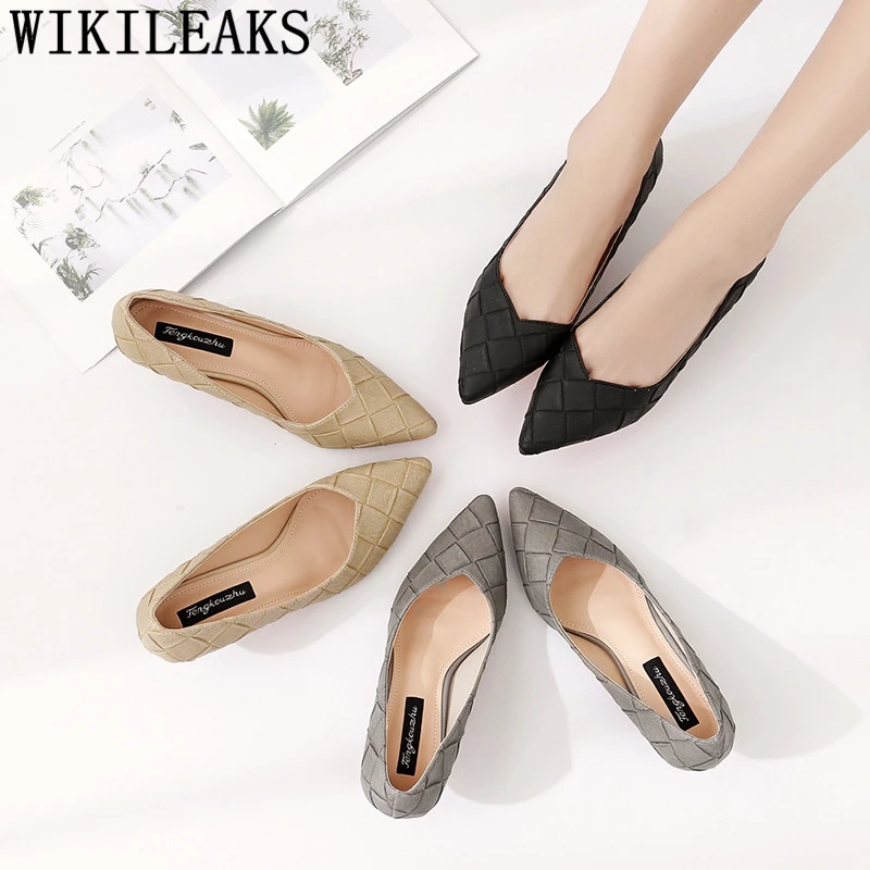 office pointed heels