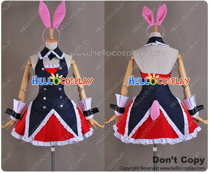 

Костюм черного кролика для косплея Mondaiji H008