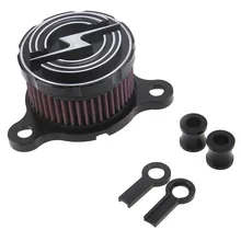 Brand CNC Aluminum Motorcycle Rough Crafts Air Cleaner Intake Filter fit for Harley Davidson Sportster 2004 -2014 XL 883 XL1200