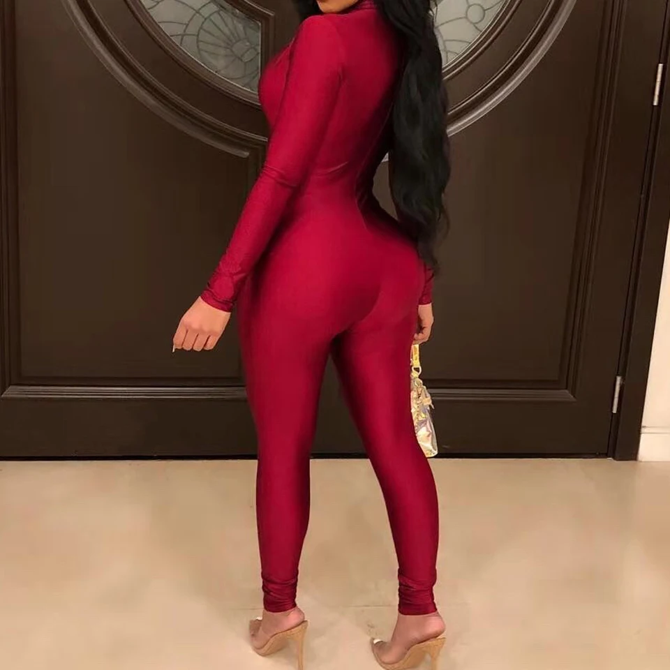Long Sleeve Bodycon Jumpsuit (3)