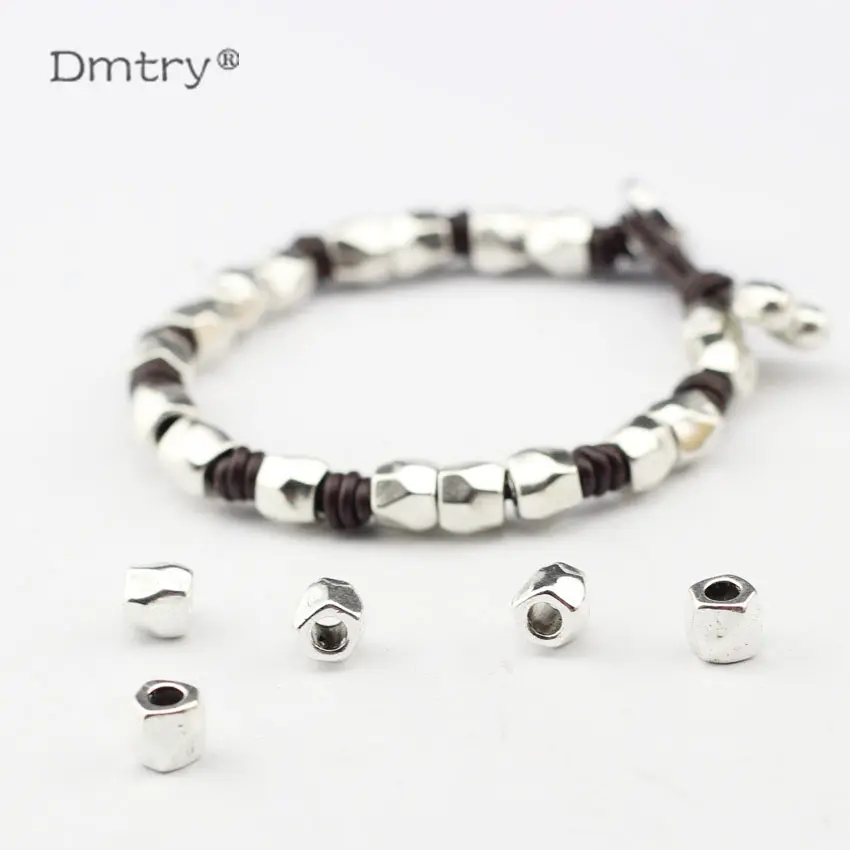 Dmtry 50 г/лот модные оптовые продажи большое отверстие дешево античное серебро