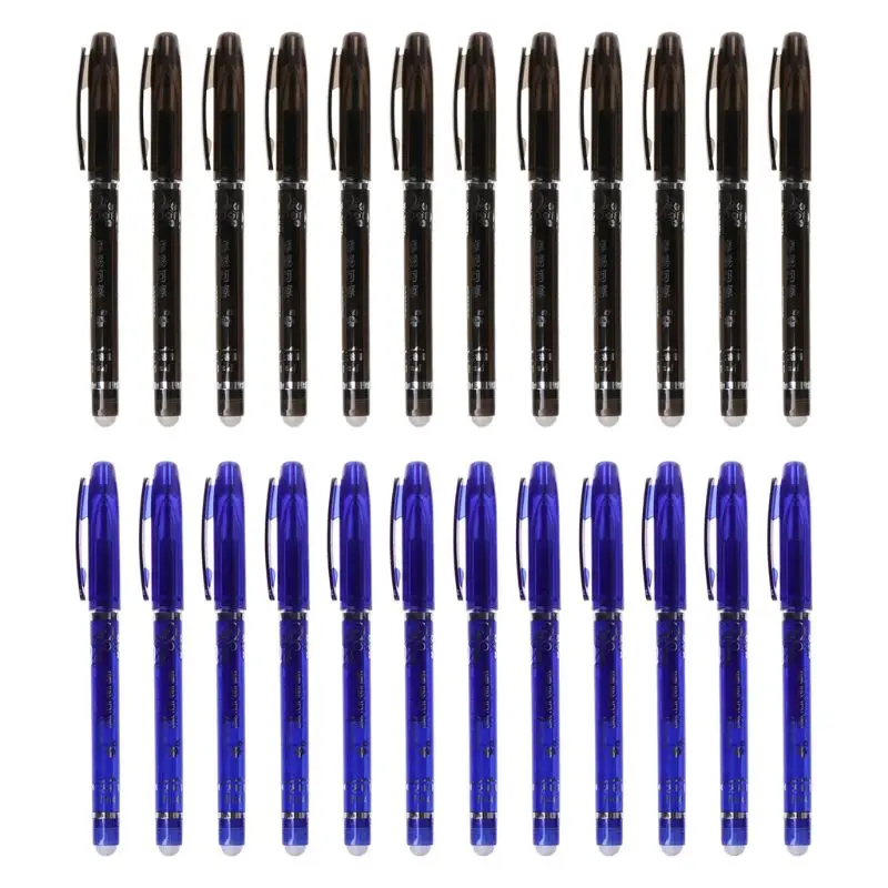 

Blue And White Porcelain Printing Erasable Pen Student Large Capacity Easy To Wipe Pen Full Needle 0.5mm Gel Pen