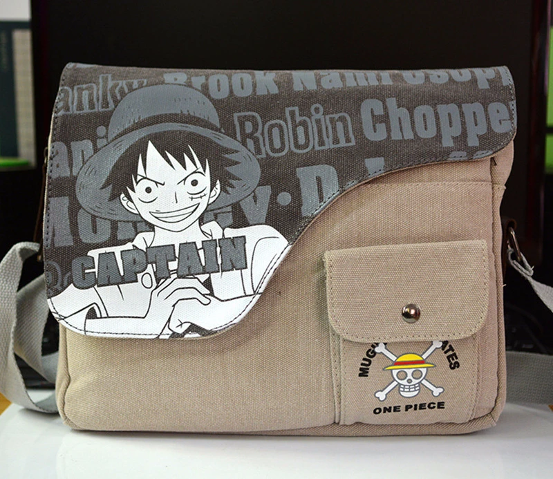 Billig Leinwand Tasche Anime Schwert Kunst Online Totoro Angriff auf Titan Naruto ONE PIECE Schwarz Butler GINTAMA Schulter Umhängetasche Schule tasche