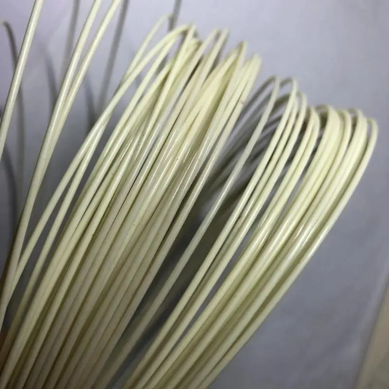 

1pc Taiwan quality Polyester half tennis string durable tennis rackets string 6M 1.3MM beige