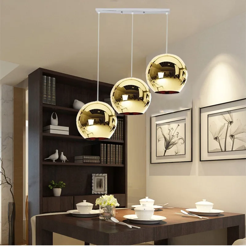 Glass Ceiling Lamp Kitchen Lighting Fixture Bar Modern Pendant Light Home Lights