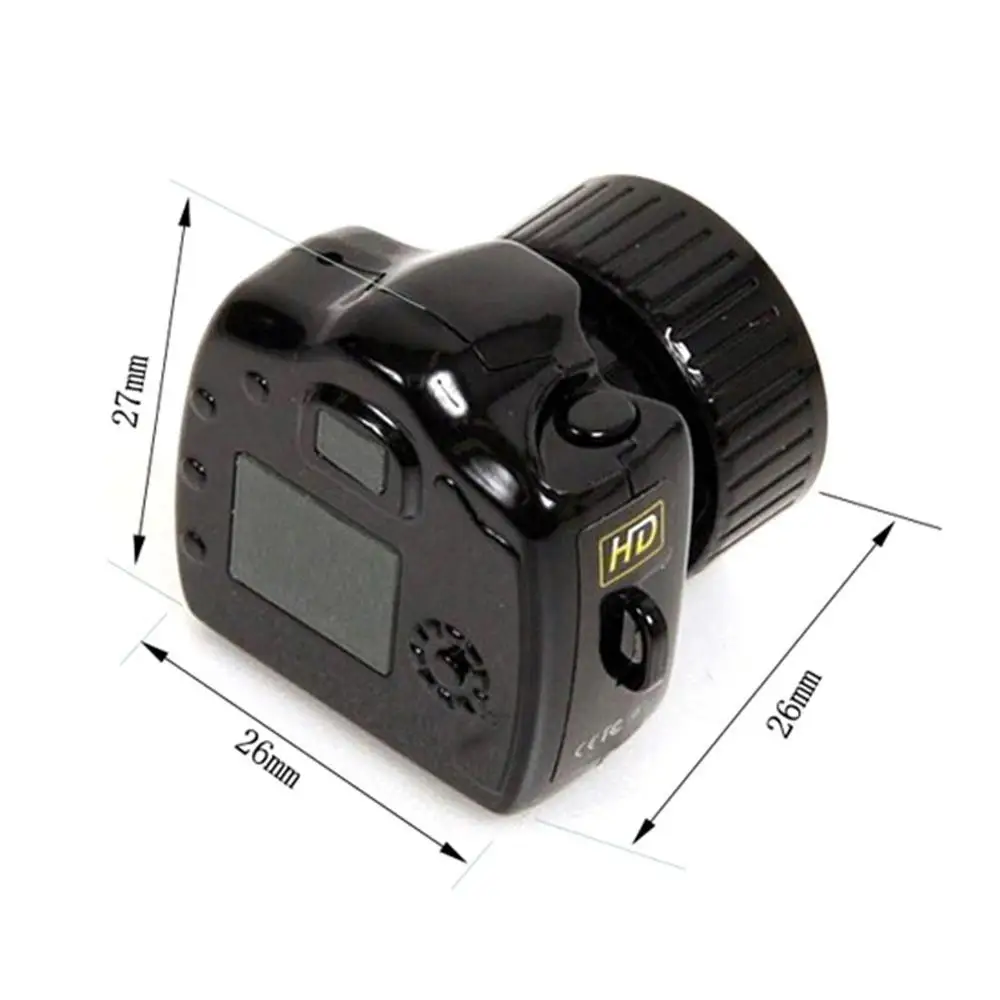  Super Micro HD CMOS 2.0 Mega Pixel Pocket Video Audio Mini Macchina Fotografica Digitale Videocamer