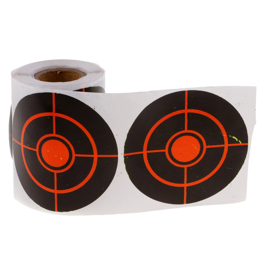 100pcs Shooting Splatter Paper Targets Reactive Adhesive Paper Targets for Hunting Archery Arrow Training Shoot Accessories