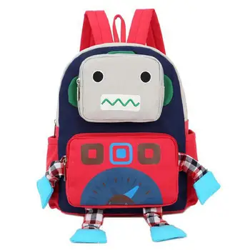 

New Fashion Children schoolbag canvas cute baby kindergarten small class backpack 1-3-6 years old kids boys and girls school bag