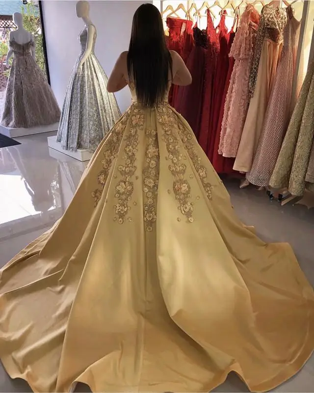 gold evening dresses for weddings