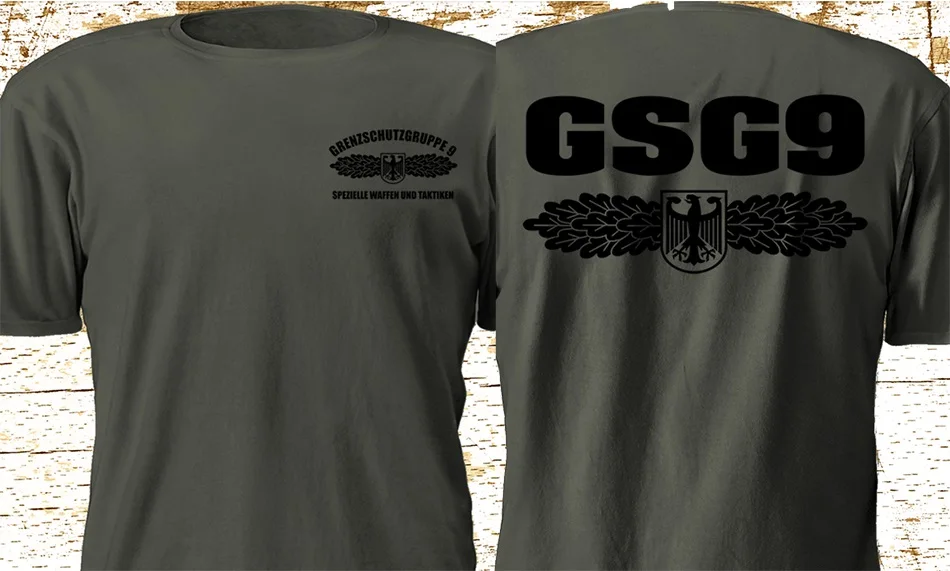 Grenzschutzgruppe 9 Gsg9 футболка немецкой федеральной полиции элитной спецназа 2019 модная