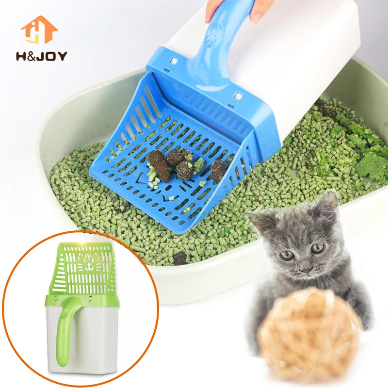 

Useful Cat Litter Shovel Quick Easy Pet Cleaning Tool Scoop sift Cat Sand Cleaning Products Scoops For Cat Toilet Training Kit