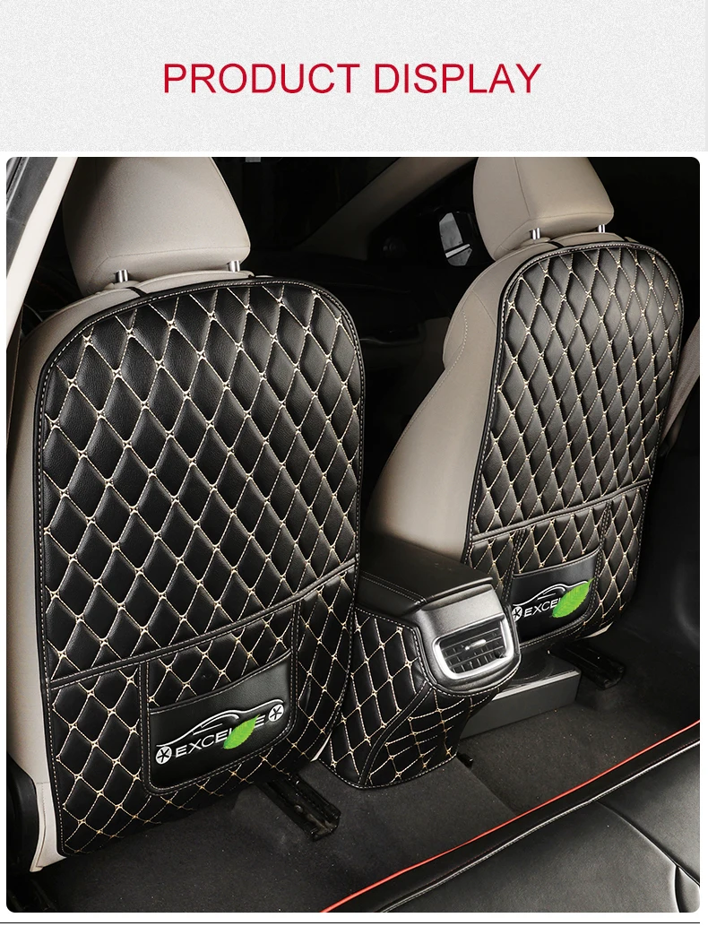 QHCP кожаный защитный подлокотник для автомобильного сиденья защита от детей коврик для Buick Excelle автостайлинг