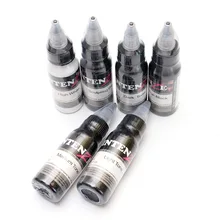 6 основных цветов набор чернил татуировки краска для тела пигмент набор Профессиональный пигмент для перманентного макияжа поставка чернила для микроблейдинга бровей