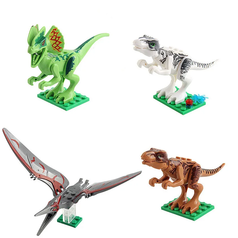 Legoings Jurassic Dinosaur  Building Blocks Toy Small Model Juguetes Compatible Legoing Best Gift zone Set Kids Toys 