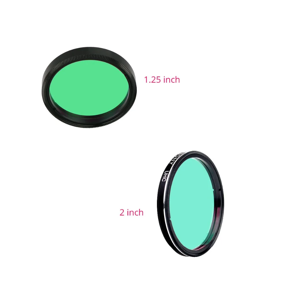 

SVBONY UHC Filter 1.25'' + 2'' for Astronomy Telescope Monocular Eyepiece Observations of Deep Sky Object F9131