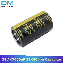 35V 47000 мкФ 35X60 мм 35x60 Алюминиевый электролитический конденсатор высокая частота низкое сопротивление через отверстие конденсатор 35*60 мм diymore