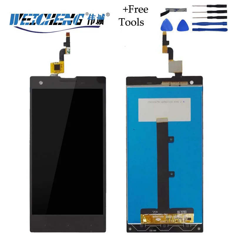 

WEICHENG For Fly IQ4511 Tornado One LCD Display and Touch Screen Assembly Accessories For Fly IQ4511 lcd+free Tools+Adhesive