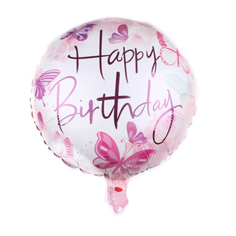 30 узоров 5 шт. 18-дюймовый Круглый Фольга шар с днем рождения надувные воздушные шары с гелием День рождения украшения высокое качество игрушка