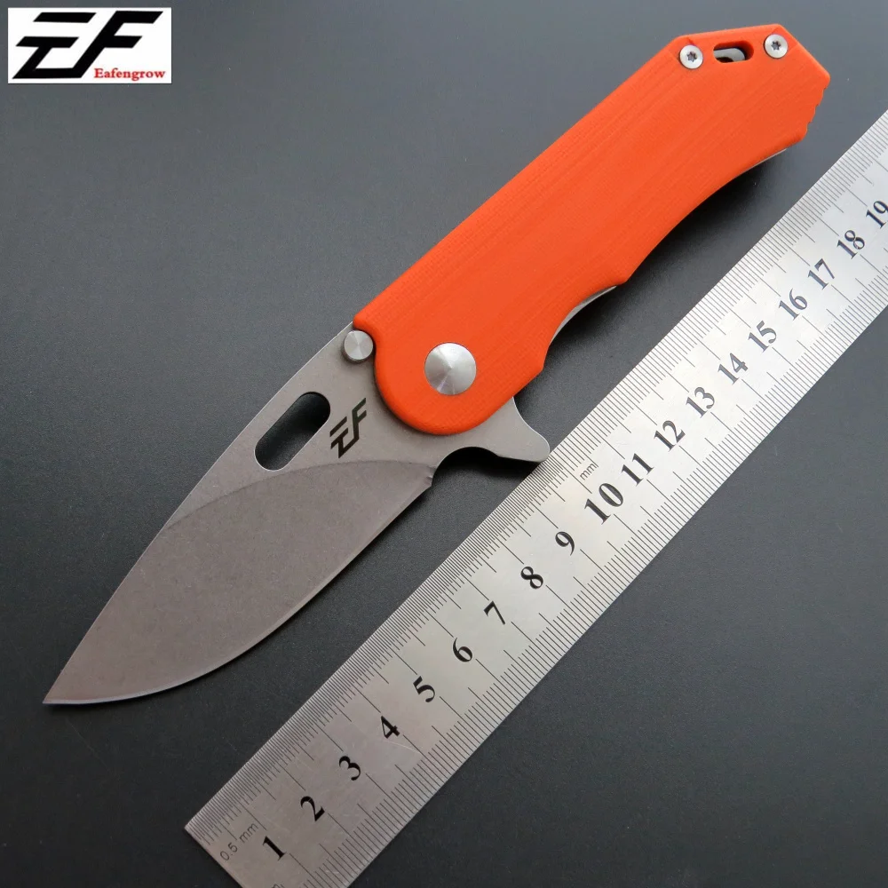 

Wholesale price EF32 pocket folding knife D2 Steel blade + G10 handle outdoor hunting camping fruit knife EDC Tool