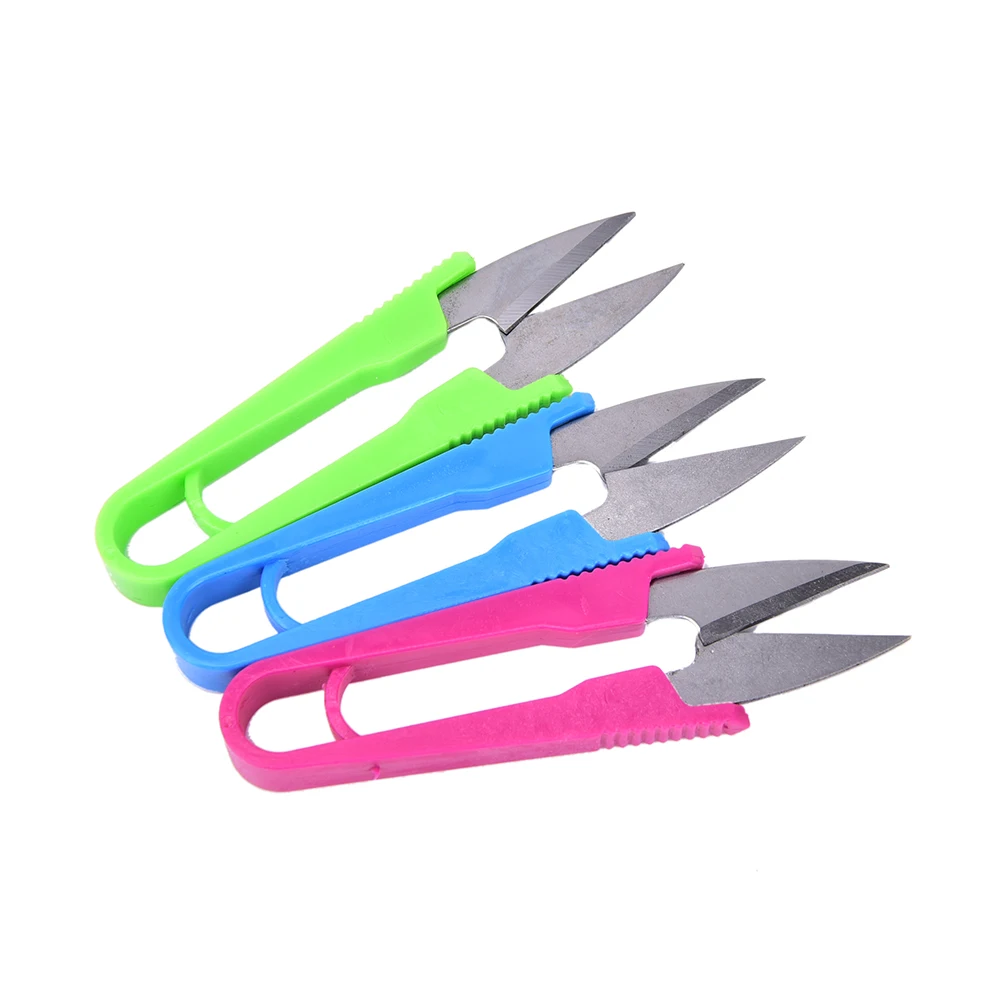 New 2PCS U shape Cutting Trimming Scissors Nippers Clippers Sewing