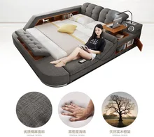 Europe and America fabric cloth bed massage Modern Soft Beds Home Bedroom Furniture cama muebles de dormitorio / camas quarto цена Europe and America fabric cloth bed massage Modern Soft Beds Home Bedroom Furniture cama muebles de dormitorio / camas quarto цены онлайн