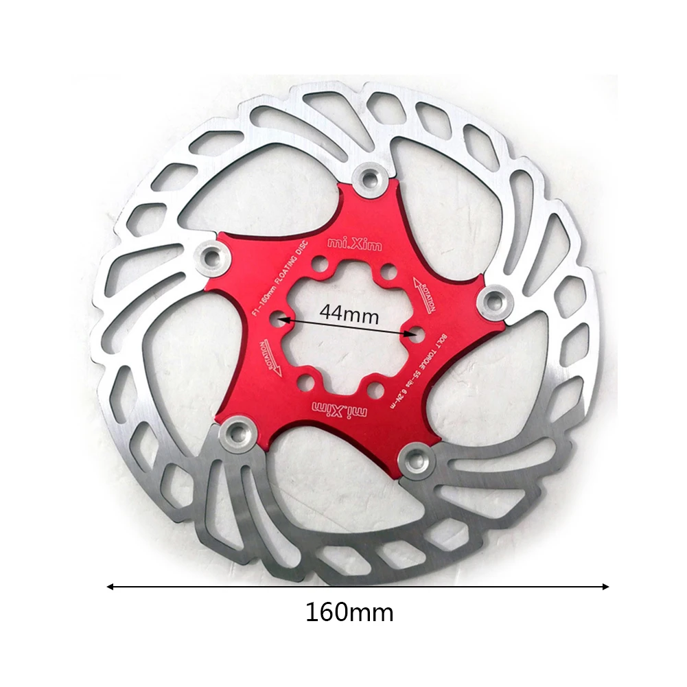 4 цвета велосипедный Дисковый Тормоз MTB поплавок вращающийся диск роторы 160 мм гидравлический тормоз Pad из нержавеющей стали поплавок роторы части велосипеда