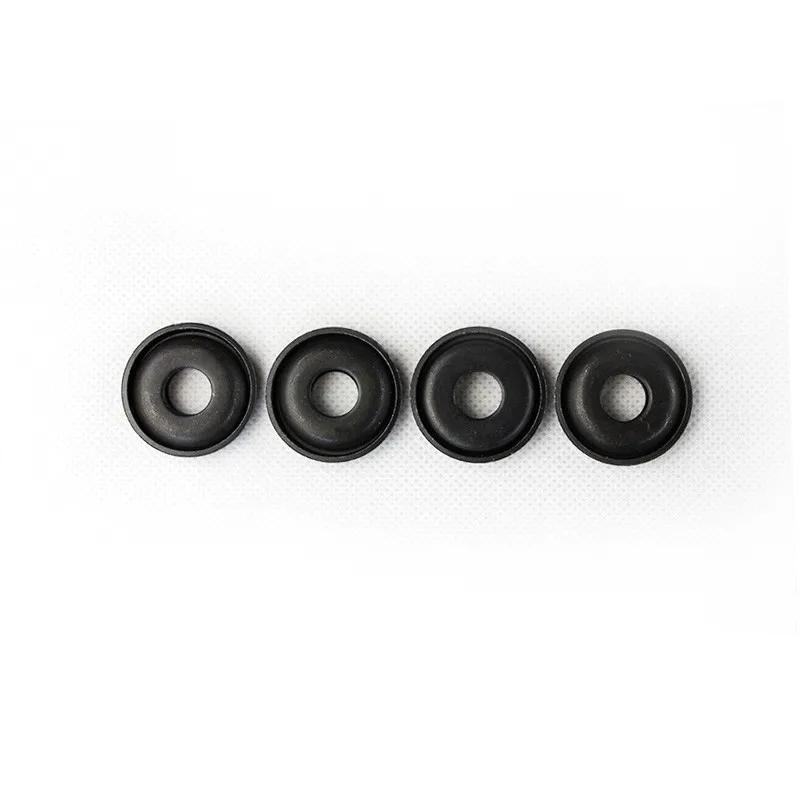 Black Silver Skateboard Truck Cup Washer Replacement Kit Upper/Lower Bushing Washers Truck Cup Washers skateboard bushing shock washer wear resistant pu longboard truck shock absorber for 7 inch bracket skateboard accessory mini