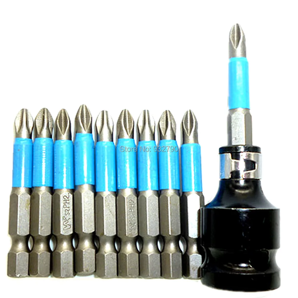 10x Phillips 2 (PH2) Impact Driver Bits Screwdriver Insert Phillips Bit