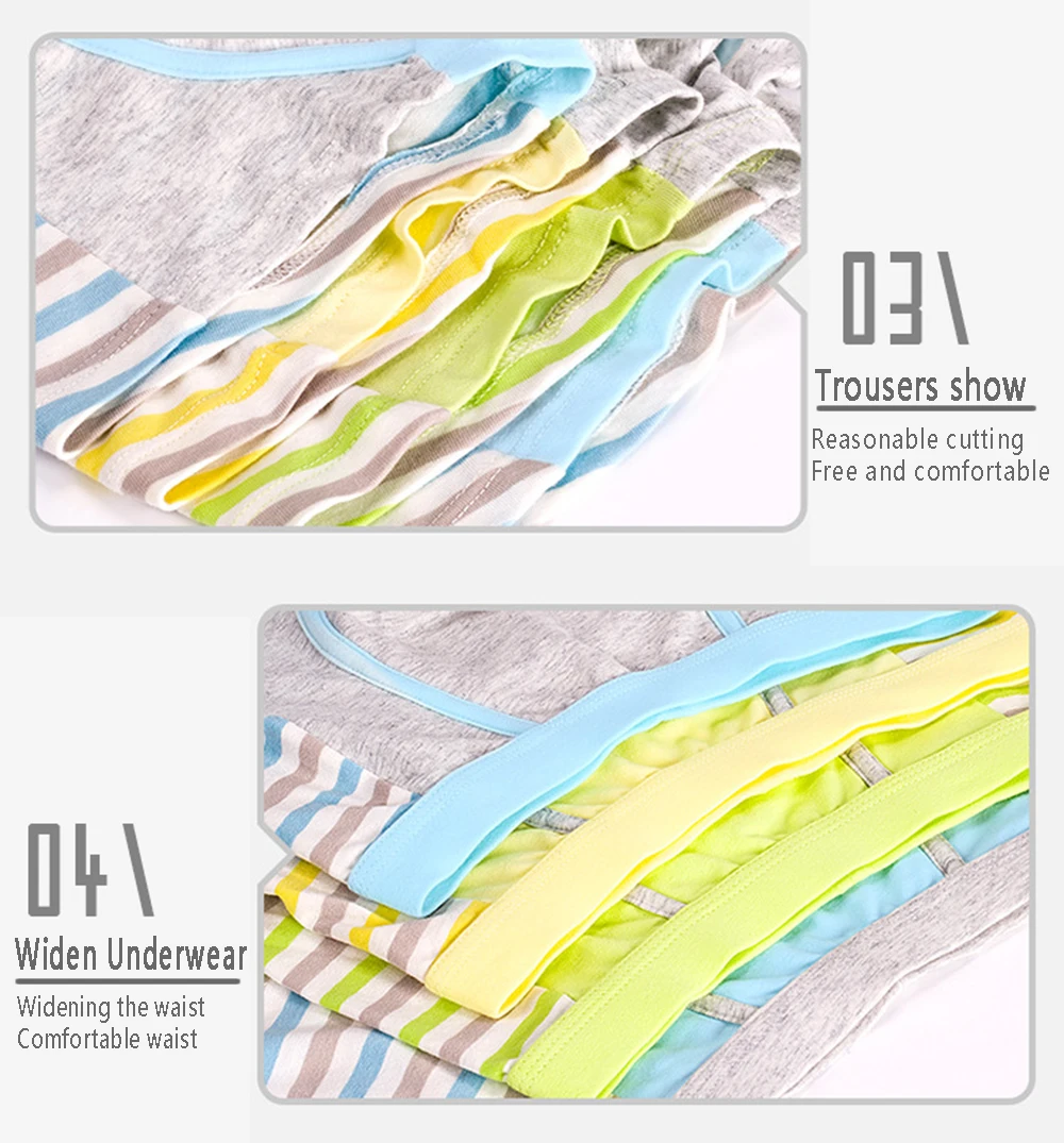 Детское нижнее белье, трусы из чистого хлопка для мальчиков, нижнее белье для мальчиков с четырьмя углами, детское нижнее белье,, Tobani, 2 шт