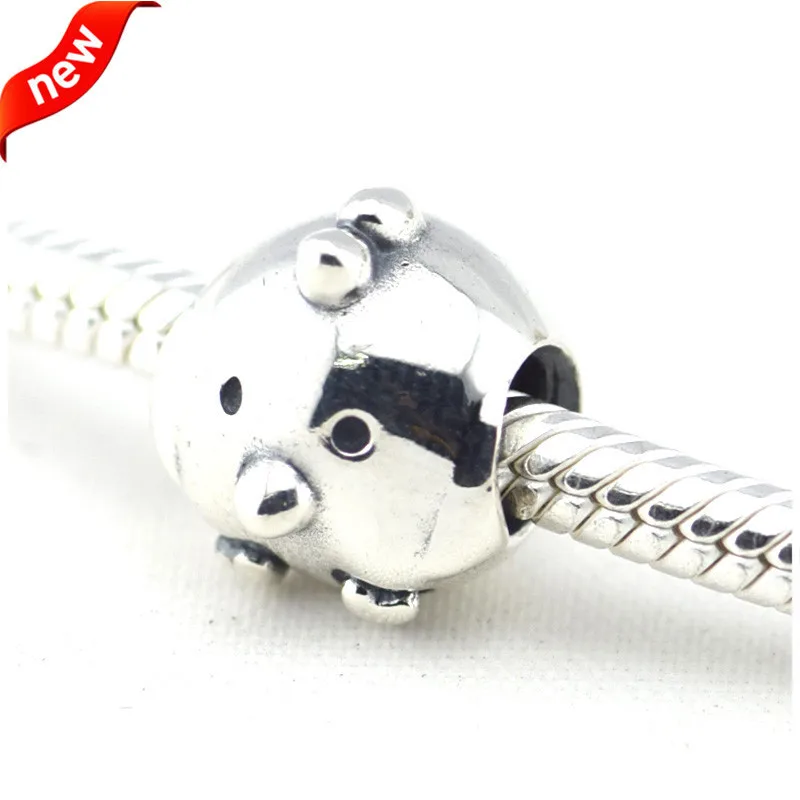 

Beads Charms Original Fits Pandora Bracelets Genuine 925 Sterling Silver Chicken Fashion Charm Beads for Jewelry Making
