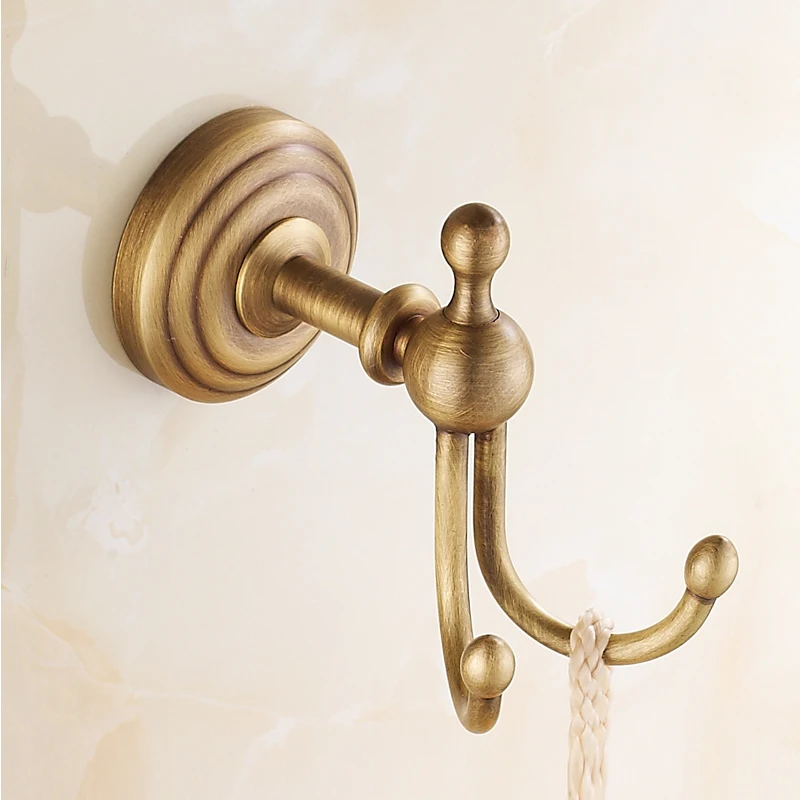 Antique Brass Clothes Hooks Wall Mounted Towel Hooks clothes hook Bathroom Accessories Robe Hooks ZD924