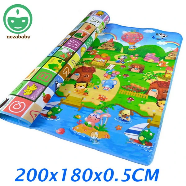 2 Metres Grand Bebe Ramper Tapis De Jeu Pour Bebe Tapis De Jeu Pour Bebe Tapis Doulble Cote Bebe Activite Tapis De Bande Dessinee Enfants Jouent Tapis Px02 Aliexpress