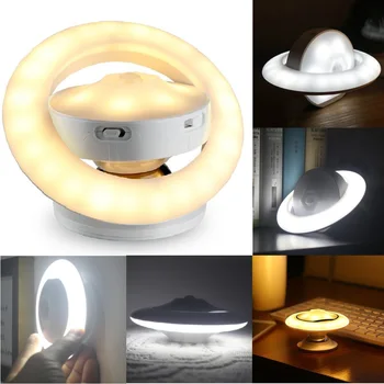 

LED UFO Night Light 360 Degree Rotating Motion Sensor Lamp Wall Light Lamp For Hallway Closet Bedroom Nightlights