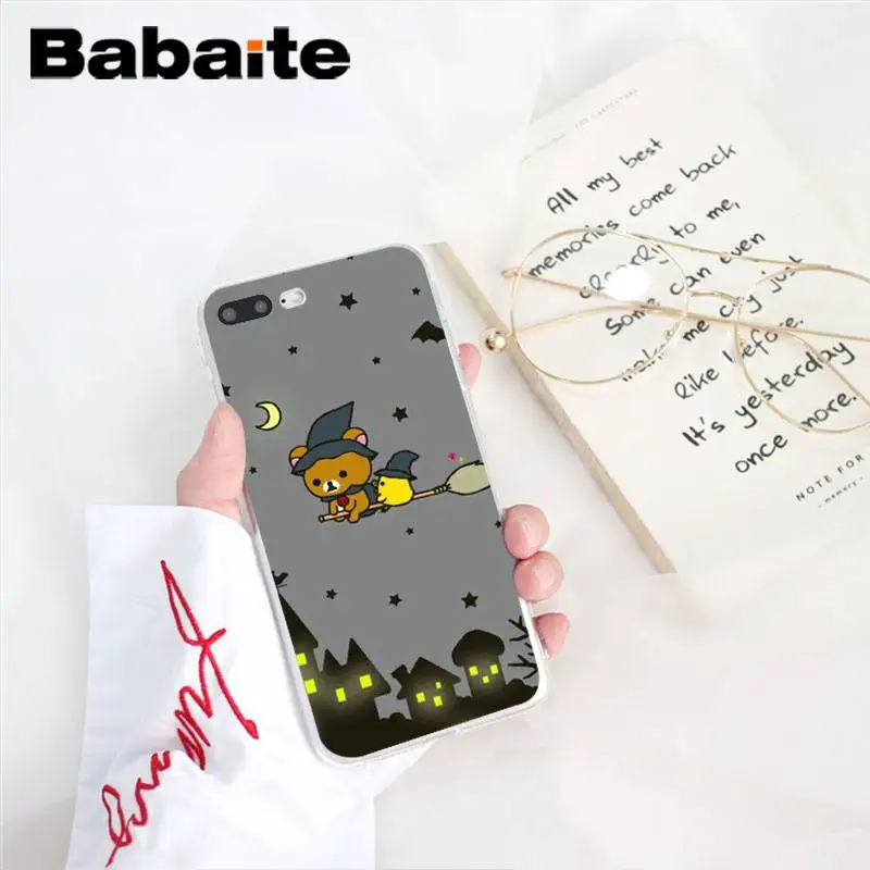 Мягкий силиконовый чехол Babaite Rilakkuma из ТПУ для телефона iPhone 8 7 6 6S Plus X XS MAX 5 5S SE XR 10 11 11pro 11promax