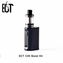 ECT C40 Boost Kit Electronic Cigarette Kit C40 Boost kit 40w Vape Box Mod KIT 2.0ml Tank Capacity 1800mah Battery