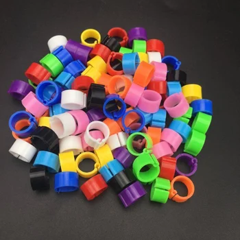 

1000 PC Plastic Pigeon Foot Ring 2018 Digital Identification Ring 8*7mm Bird Ring Bird Training Tools Animal Control Device