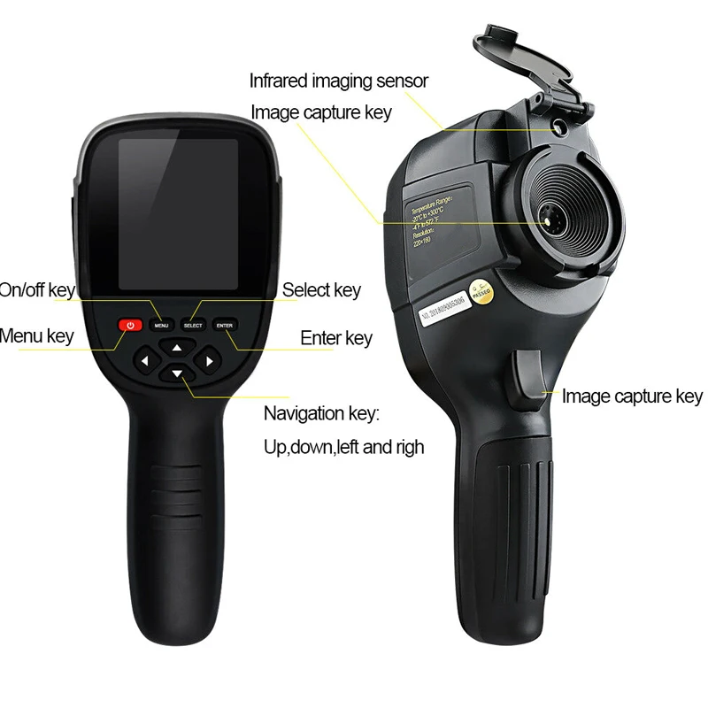 

HT-18 Thermal Imagem Camera Flir Imager IR Thermometer Car Diagnostic Scan Tools GHS99