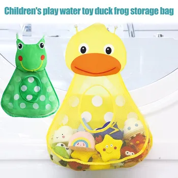 

Baby Bath Toys Storage Mesh Bag Little Frog Suction Cups Toy Organizer YJS Dropship