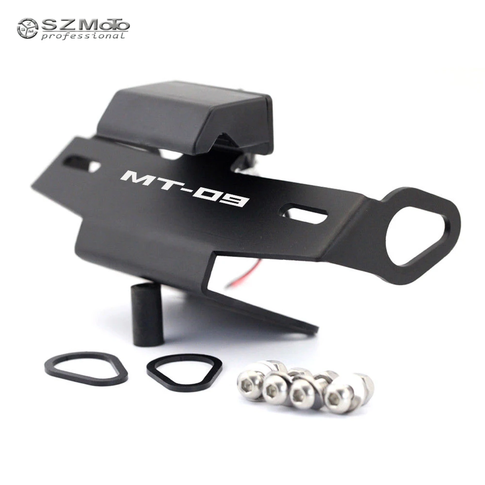 ХВОСТ Tidy Fender Eliminator номерной знак держатель светодиодный свет для YAMAHA MT09 FZ09 MT-09 FZ-09