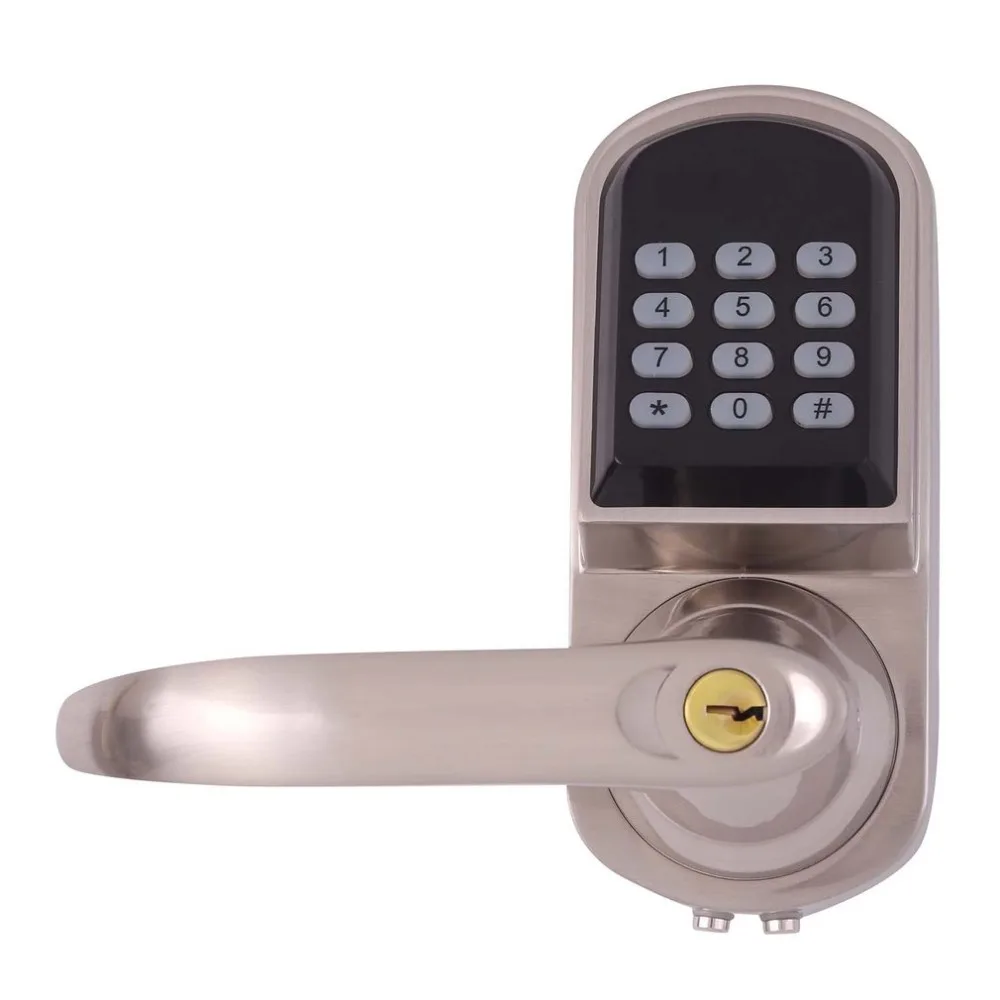 

OS8015MF Electronic Keyless Deadbolt Door Lock Unlock with Code MI-fare Cards Mechanical Key Security Lock System Flash Deal