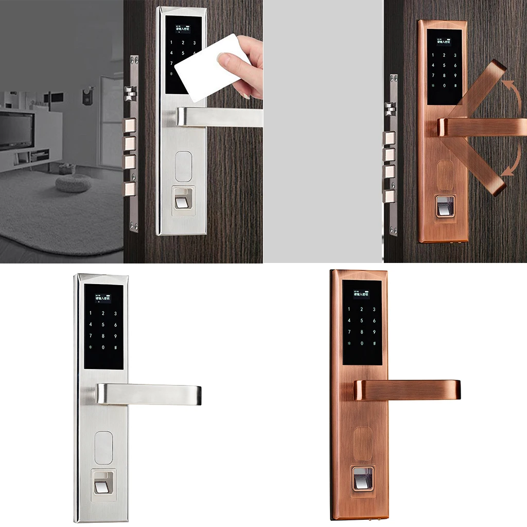 Electronic Touch Smart Door Lock Password Fingerprint Card Door Lock